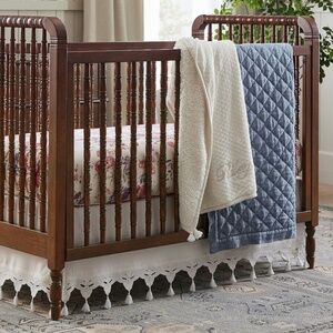 Boho Crochet Crib Skirt